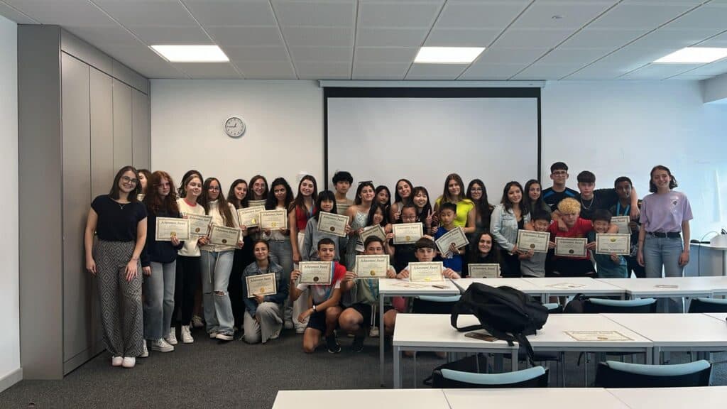 An English class at our Newcastle centre