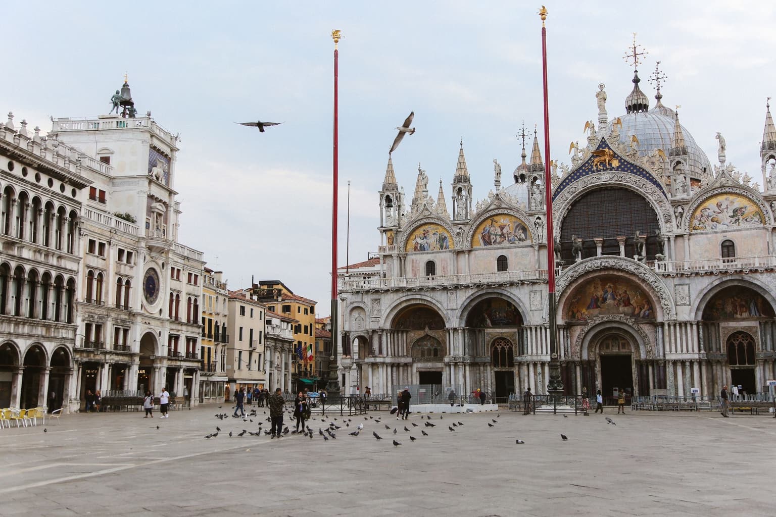 St Mark's Basilica on Piazza San Marco in Venice